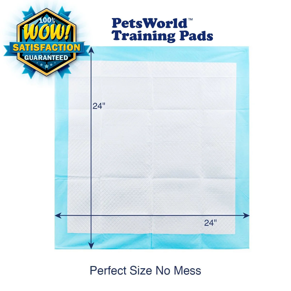 100 Count 24X24 Heavy Absorbent Dog Puppy Training Potty Pads