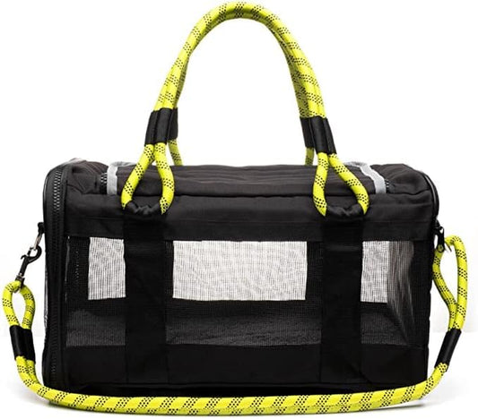 Airline-Compliant Pet Carrier | Includes Leash | Suitable for Pets up to 20Lbs