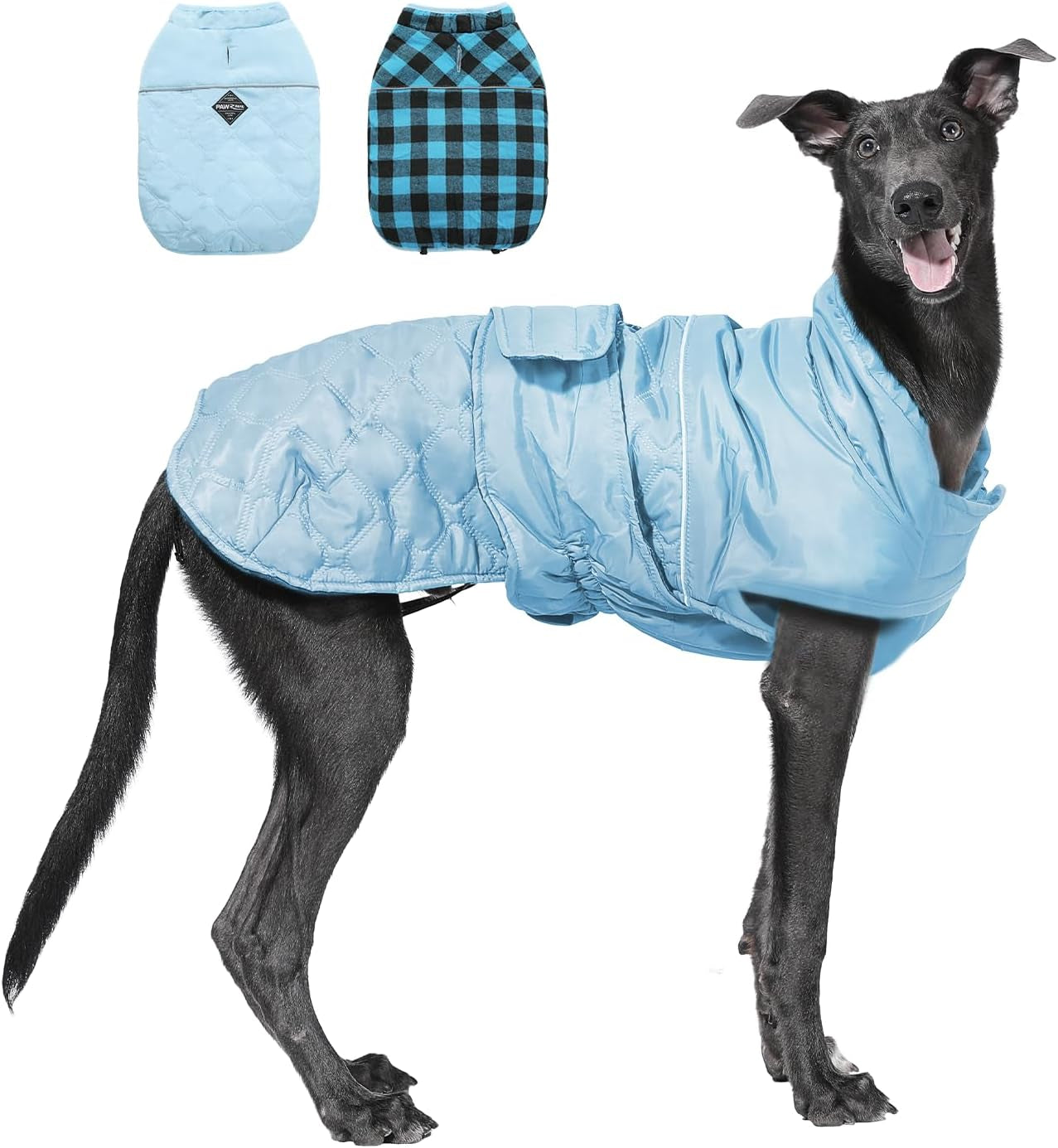 Dog Winter Coat with 5 Layers (Reversible)