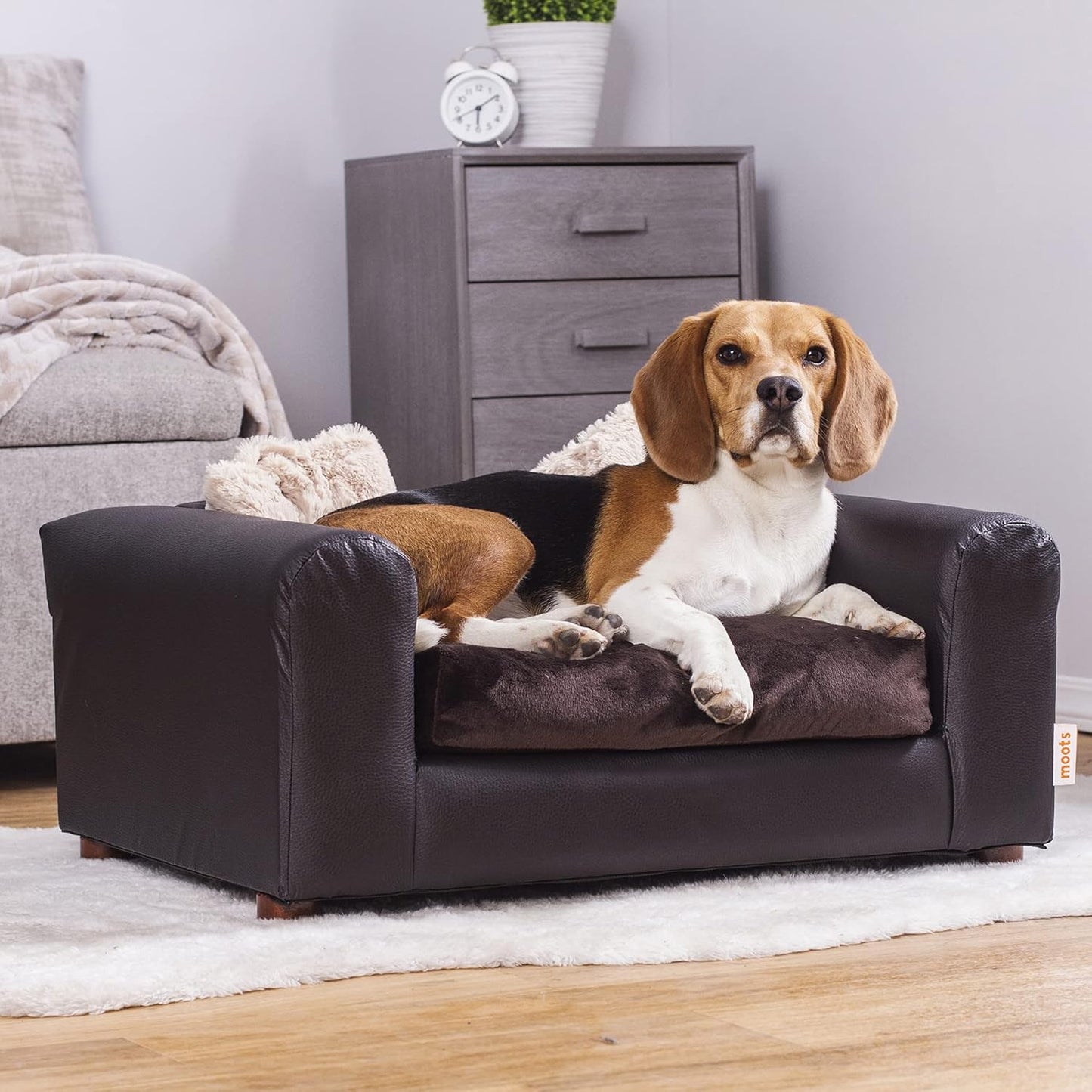 Premium Leatherette Pet Sofa