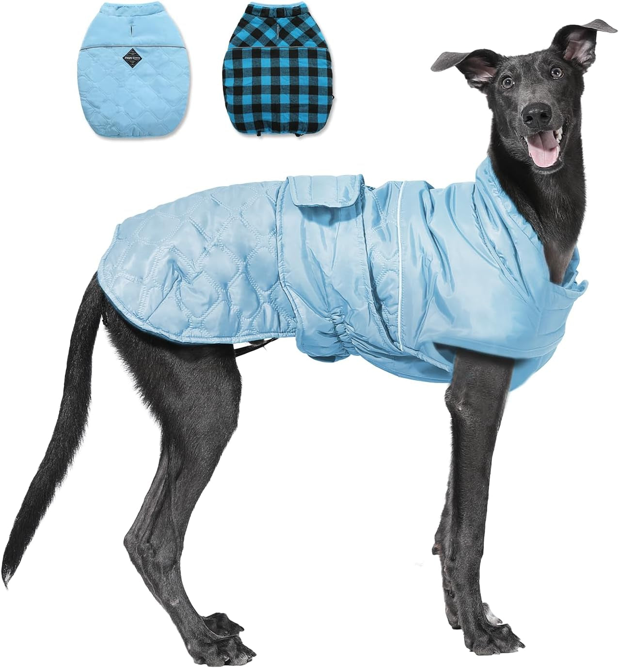 Dog Winter Coat with 5 Layers (Reversible)