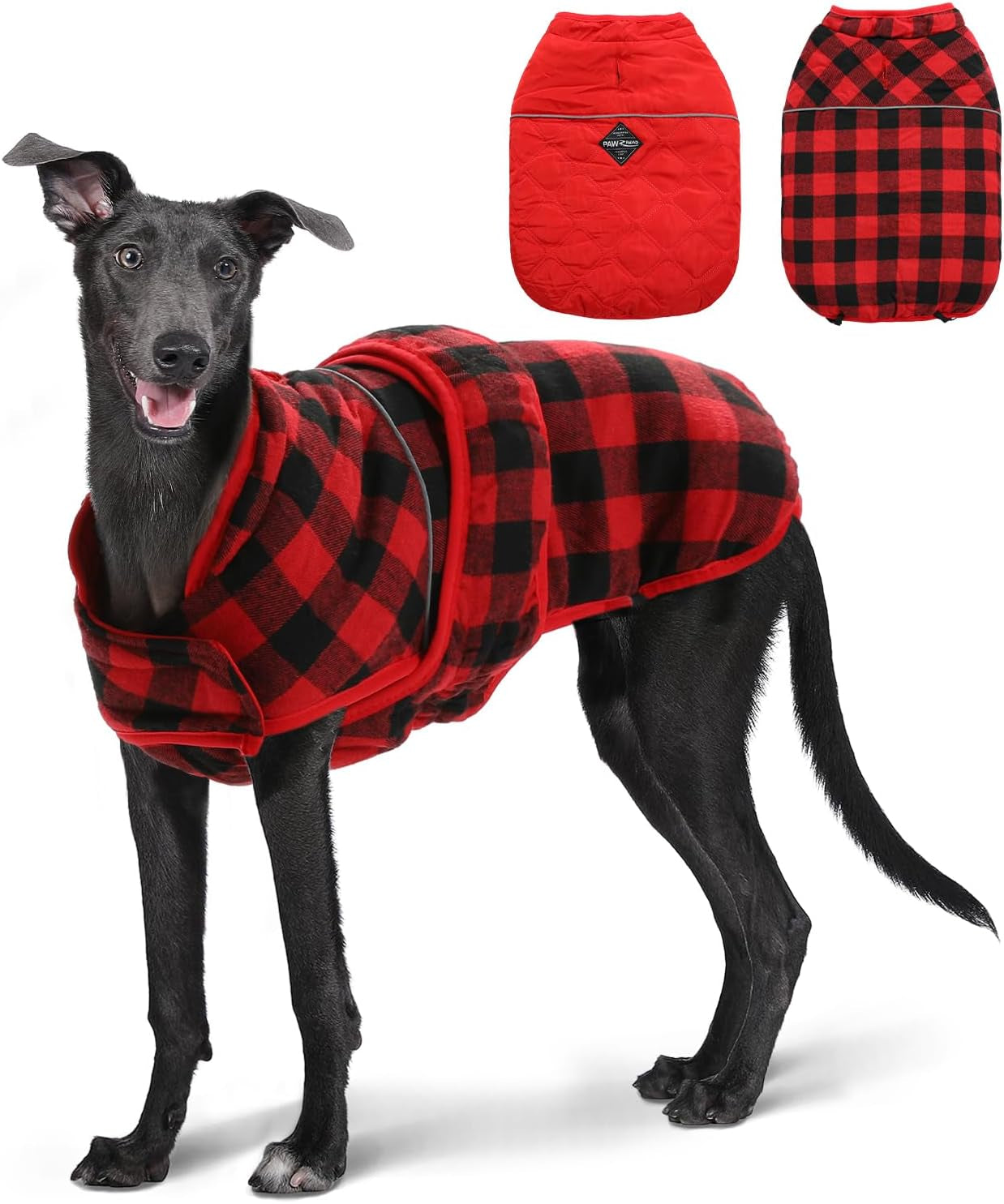 Dog Winter Coat with 5 Layers (Reversible)