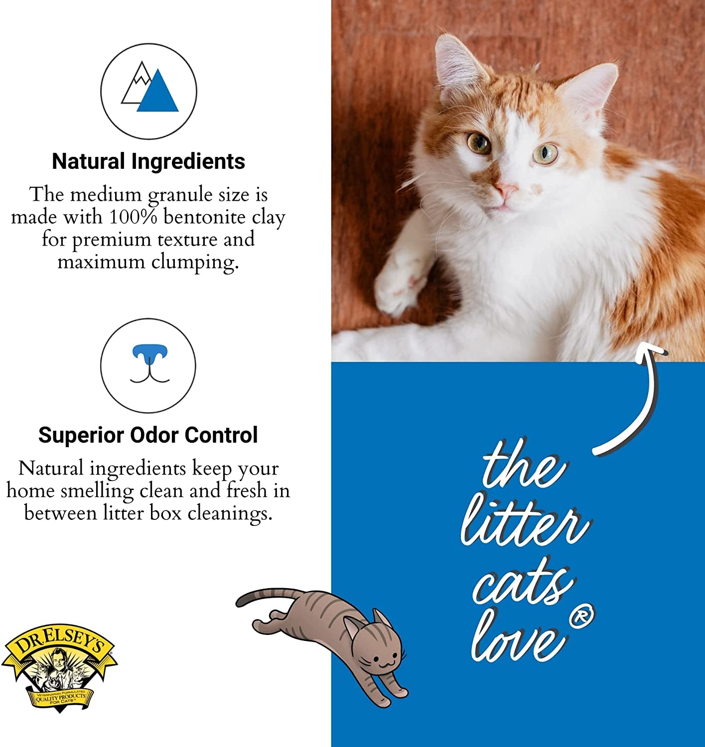 Premium Clumping Cat Litter - Ultra - 99.9% Dust-Free, Low Tracking, Hard Clumping, Superior Odor Control, Unscented & Natural Ingredients