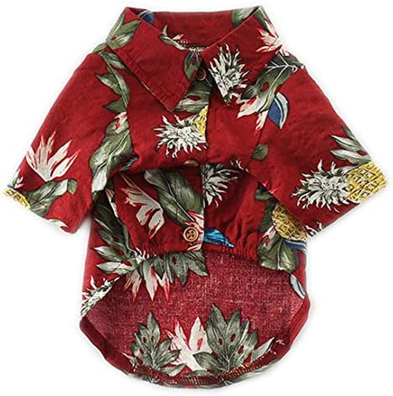 Hawaiian Aloha Dog  or Cat Collared Shirt 