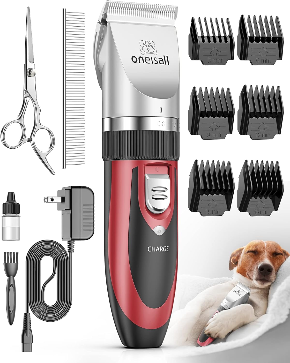 Professional Grooming Clippers Set With Scissors