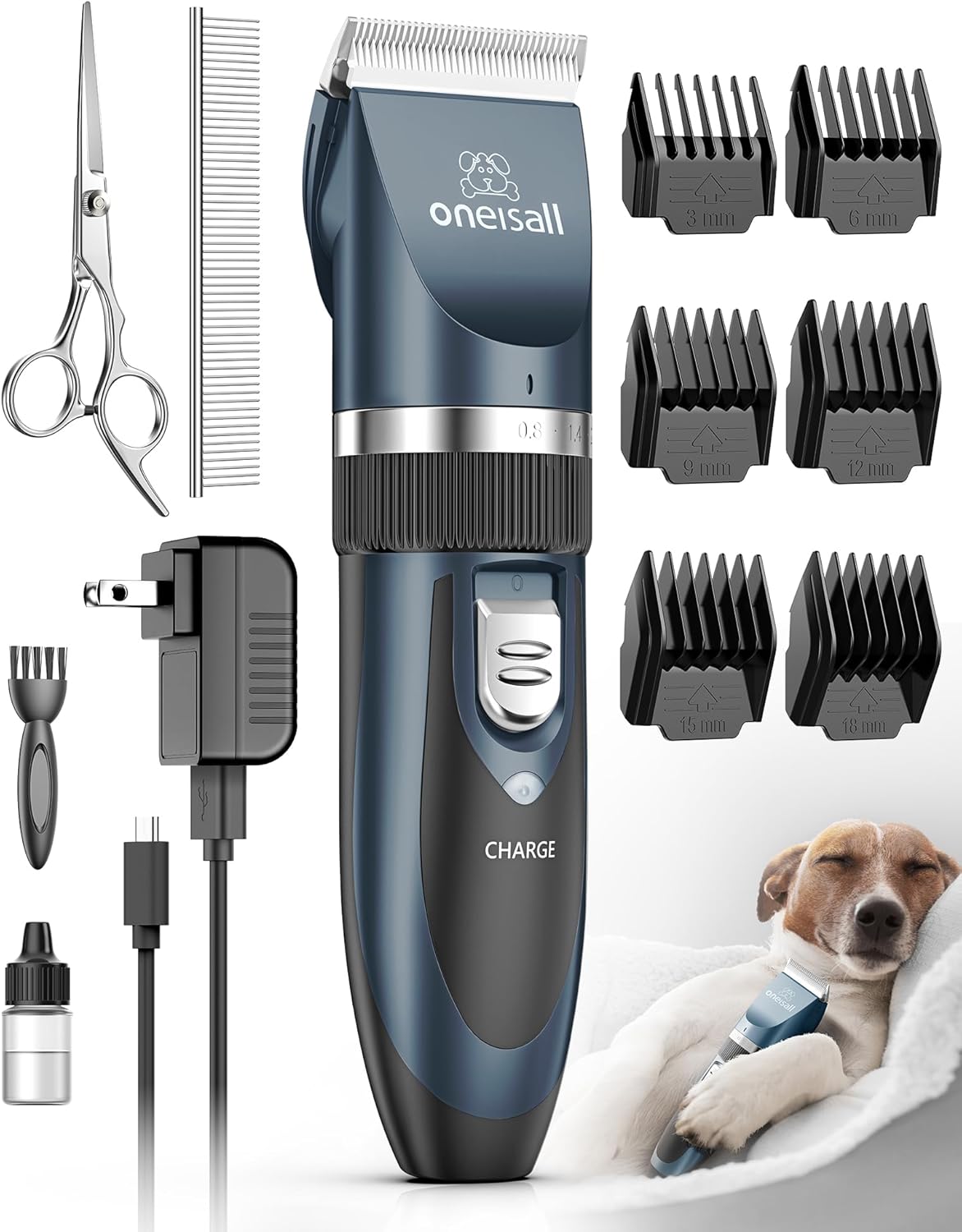 Professional Grooming Clippers Set With Scissors