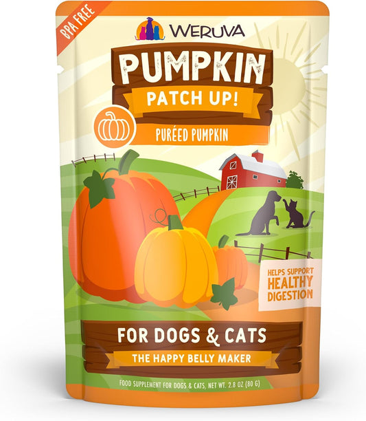 Pumpkin Puree Pet Food Supplement for Dogs & Cats (Pack of 12)