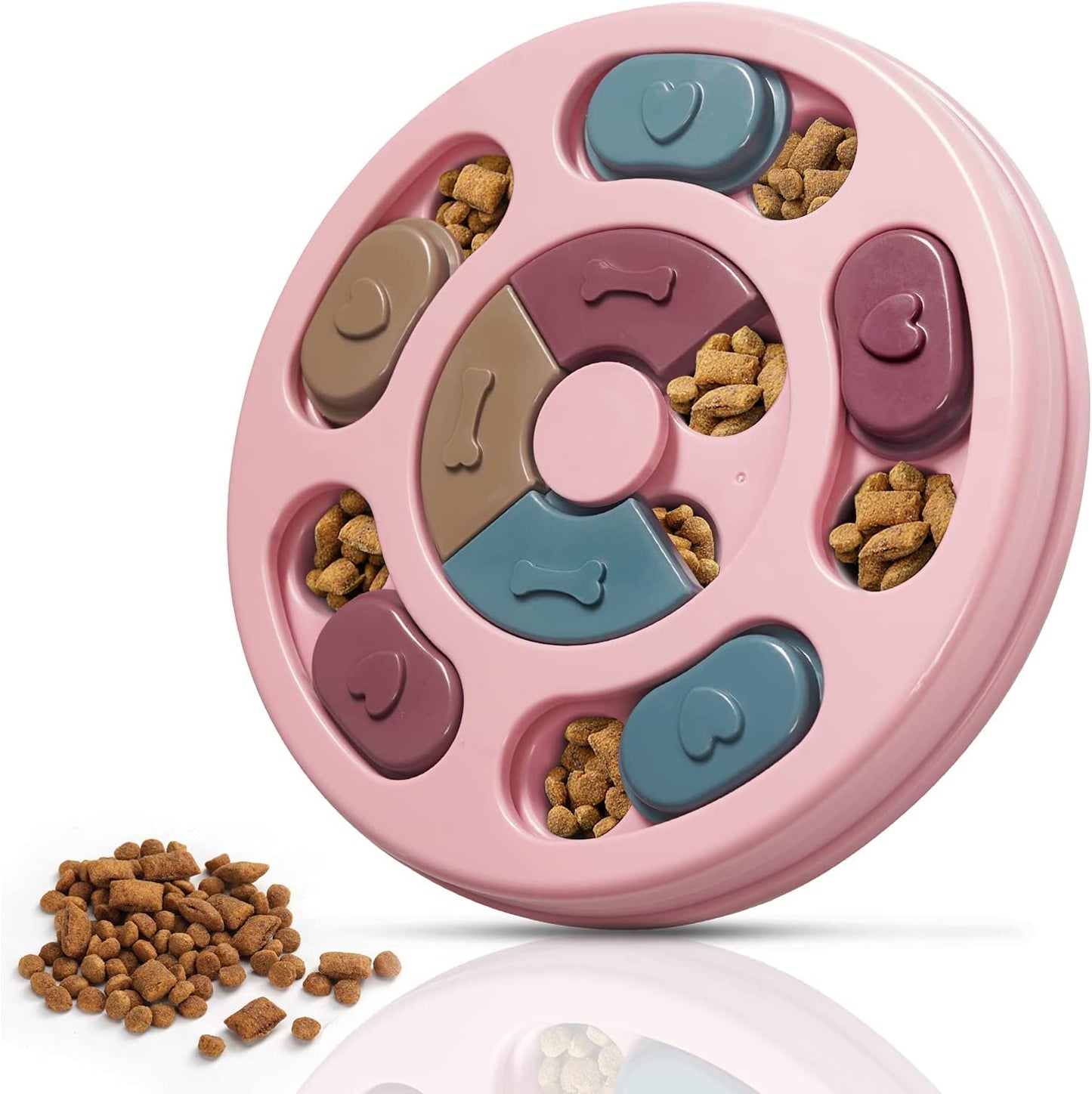 Dog Food Puzzle Interactive Toy/Feeder for IQ Training & Mental Enrichment