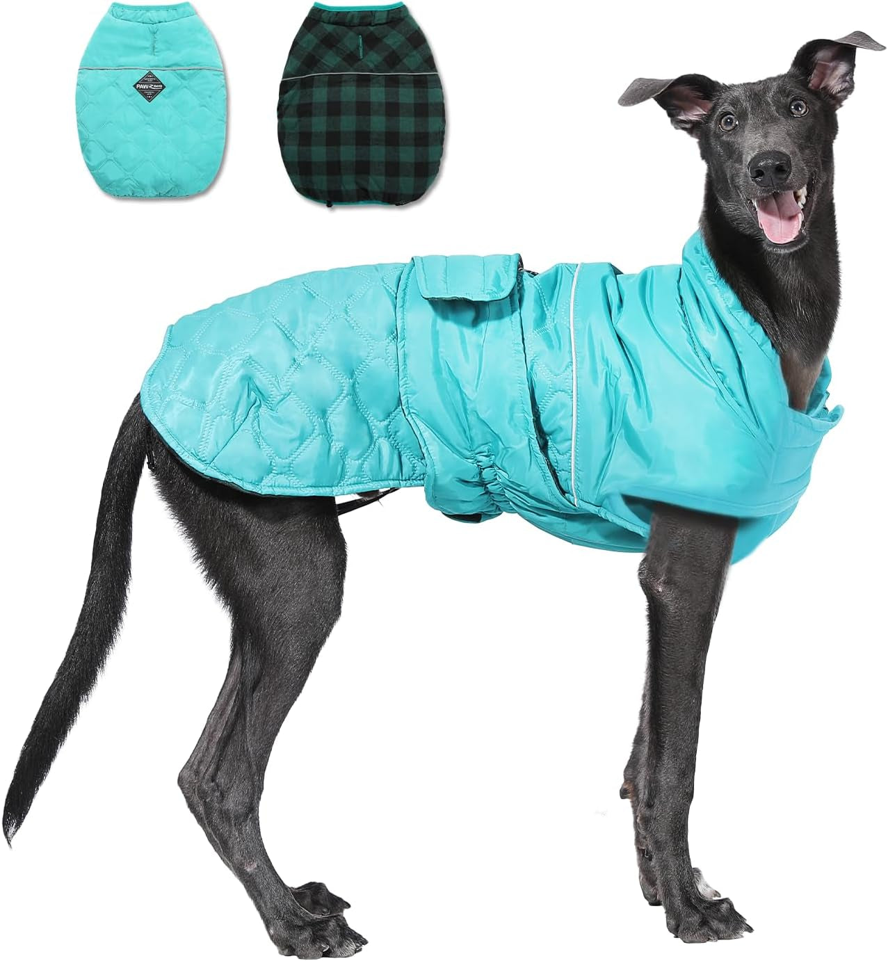 Dog Winter Coat with 5 Layers (Reversible)