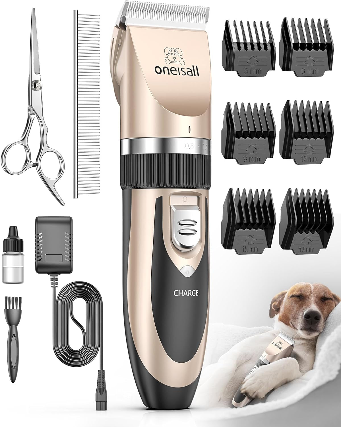 Professional Grooming Clippers Set With Scissors