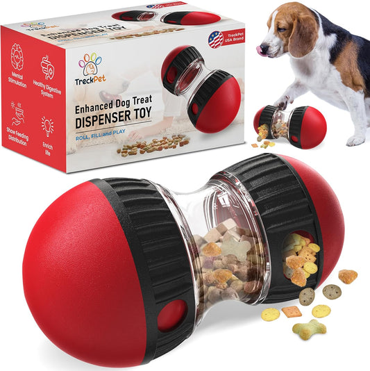 Enhanced Dog Treat Dispenser Toy-Premium Dog Treat Ball-Dog Treat Toy-Dog Puzzles for Smart Dogs-Food Dispenser Suitable for Interactive Small-Medium and Large Dogs