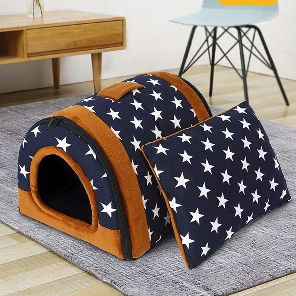 Tent Beds with Removable Cushion & Anti-Slip Bottom (Stripe)