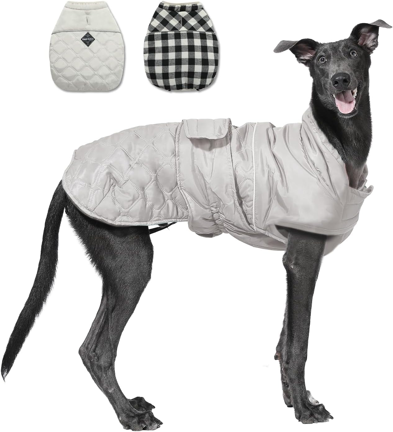 Dog Winter Coat with 5 Layers (Reversible)