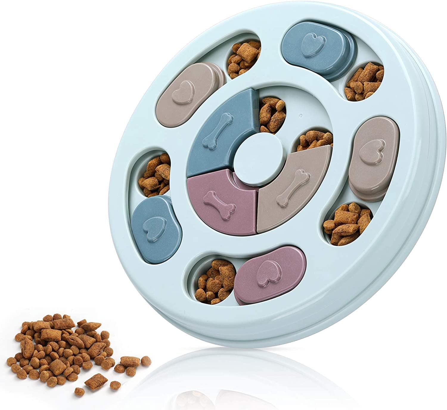 Dog Food Puzzle Interactive Toy/Feeder for IQ Training & Mental Enrichment