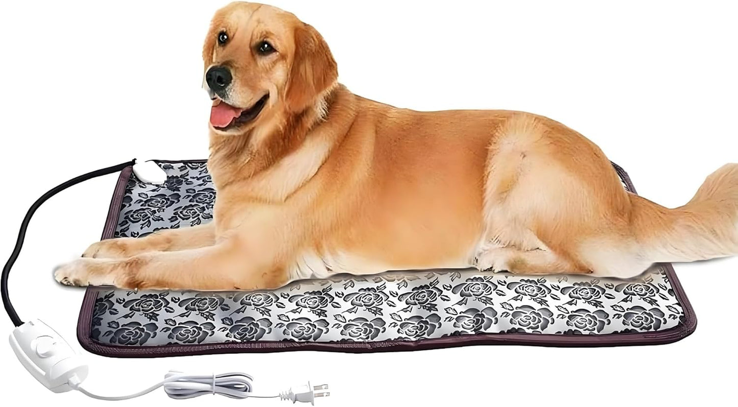 XXL Electric Heating Pad for Large Dog Bed Outdoor or Indoor,Waterproof,Chew Proof Cord 