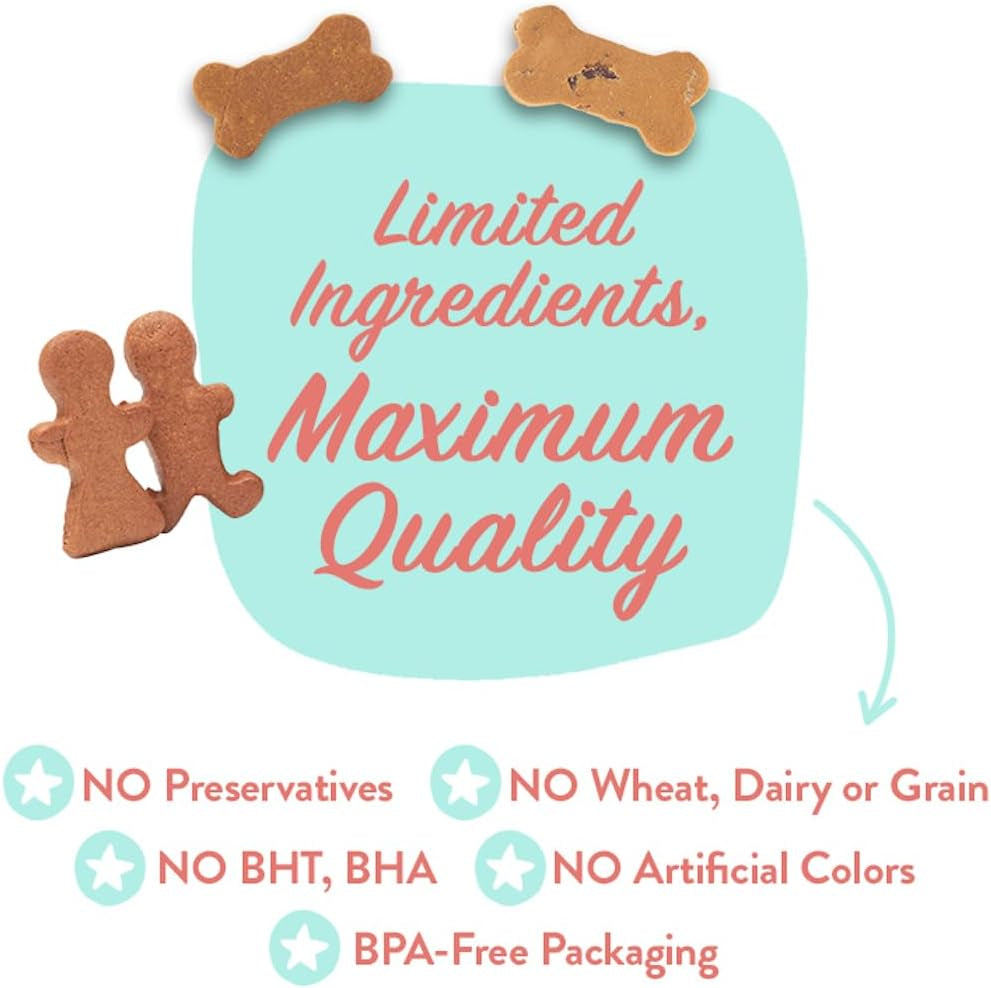 Pumpkin Healthy Dog Treats - Grain-Free, Pumpkin Dog Treats - All Natural Dog Training Treats & Biscuits Made in the USA 