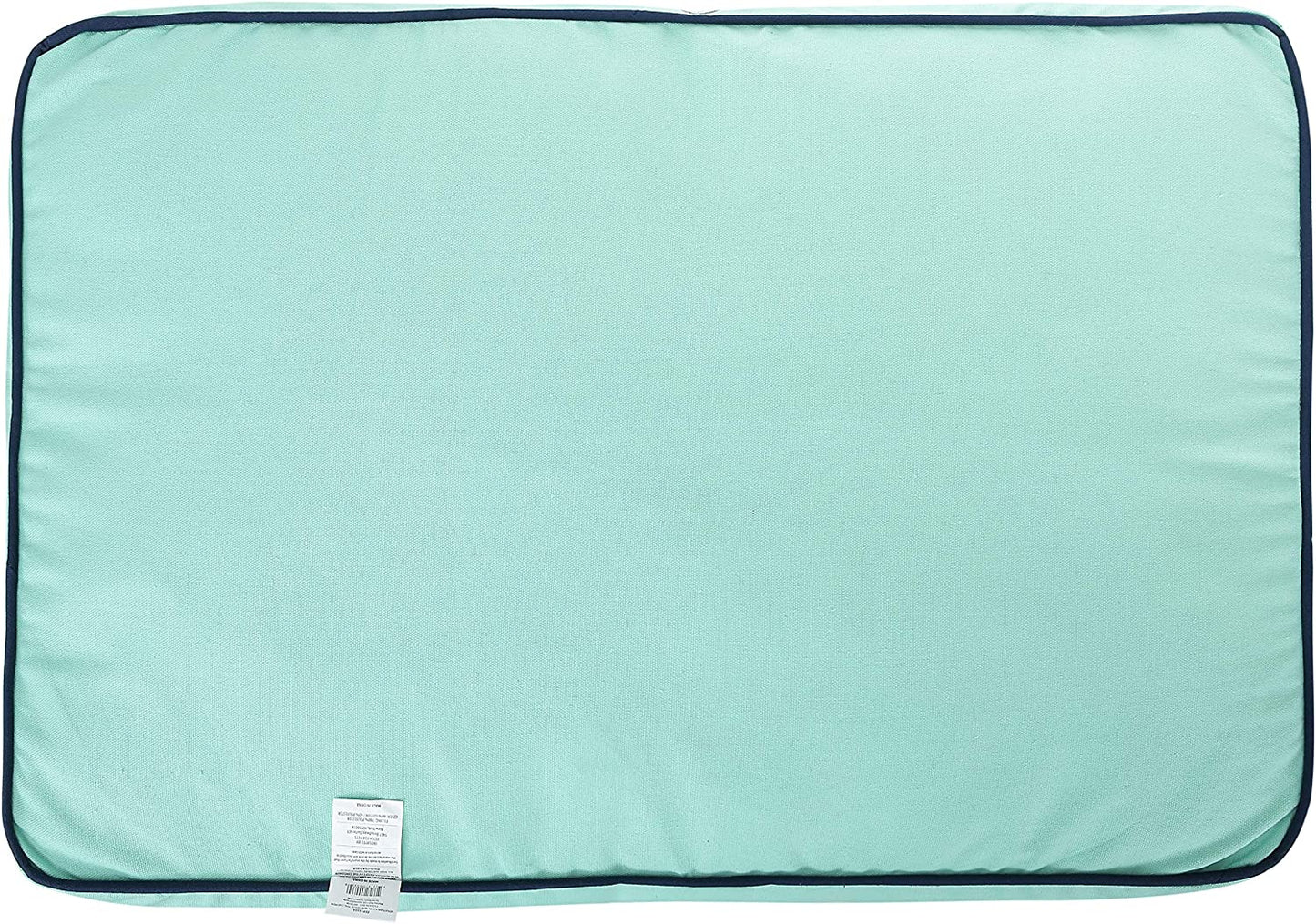 Jonathan Adler Teal Chevron Cushion Dog Bed, Medium, Washable